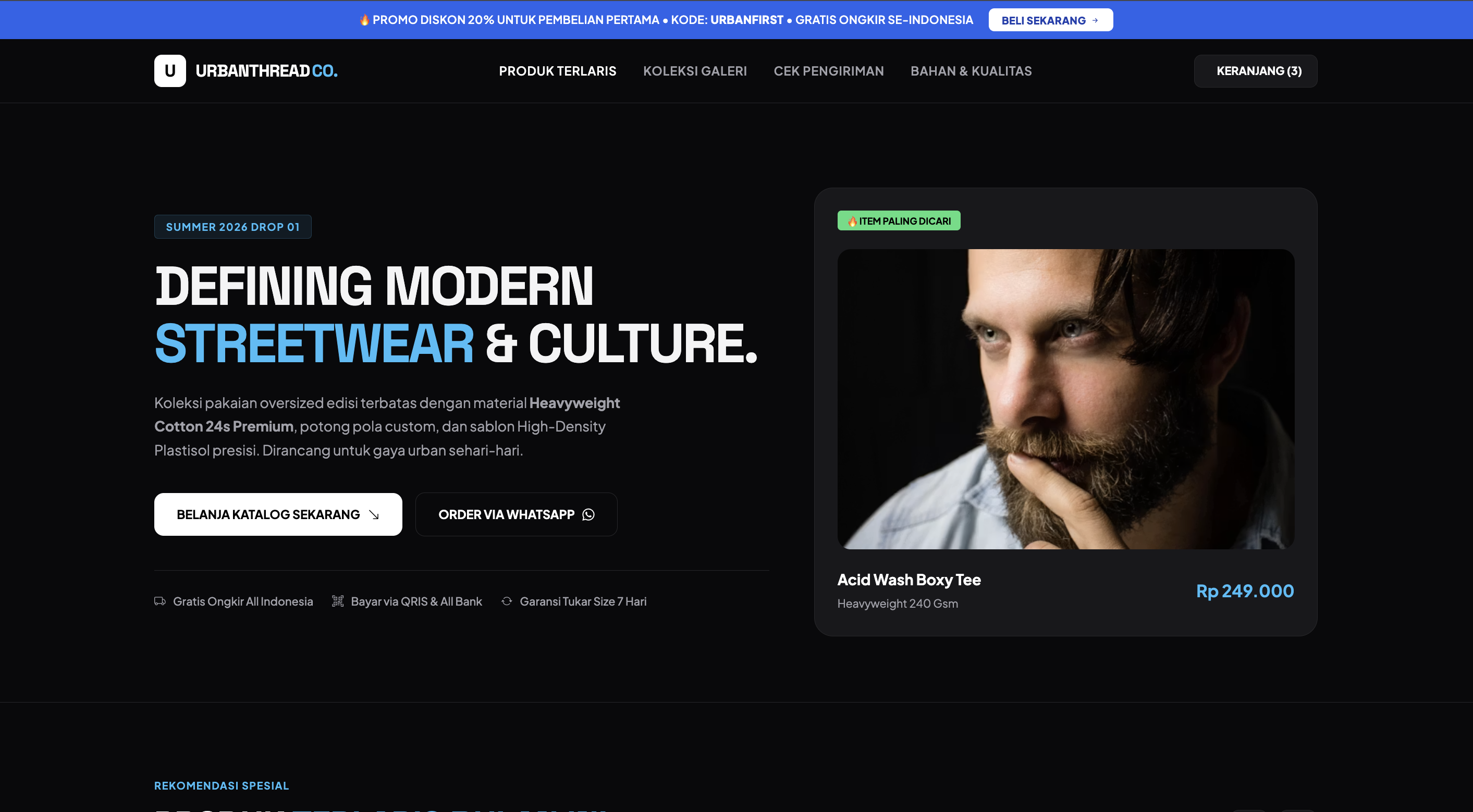 UrbanThread Co. Streetwear Fashion
